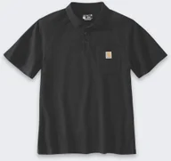 Koszulki męskie - Koszulka Carhartt Loose Polo Black - miniaturka - grafika 1