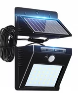 Lampy ogrodowe - Kinkiet solarny Lampka wisząca elewacyjna 20 led Czujnik ruchu i zmierzchu - miniaturka - grafika 1