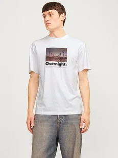 Jack & Jones Koszulka w kolorze białym - Koszulki męskie - miniaturka - grafika 1