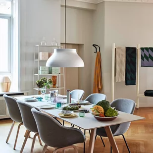 HAY PC L lampa wisząca z dyfuzorem, aluminium - Lampy sufitowe - miniaturka - grafika 2