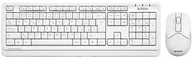 Zestawy myszka + klawiatura - Klawiatura + mysz A4Tech A4tech Set klávesnice+myš FG1012, Bezdrátový, US, bílá FG1012-WH - miniaturka - grafika 1