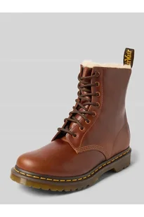 Kozaki sznurowane z naszywką z logo model Serena - Dr. Martens - Kozaki damskie - miniaturka - grafika 1