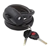 Zabezpieczenia do roweru - Kellys Zapięcie Coil KL-051 czarny / Rozmiar: 120 cm - miniaturka - grafika 1
