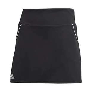 adidas Spódnica G Club dla dziewczynek Czarny/matowy srebrny/biały 7-8 Years - Spódnice - miniaturka - grafika 1