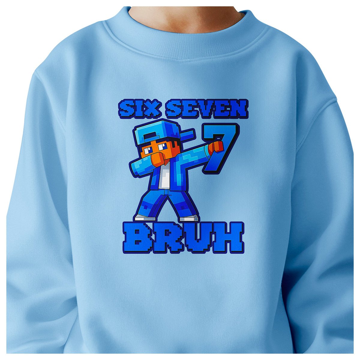 BLUZA DZIECIĘCA 67 SIX SEVEN BRUH DLA CHŁOPCA DZIEWCZYNKI 104