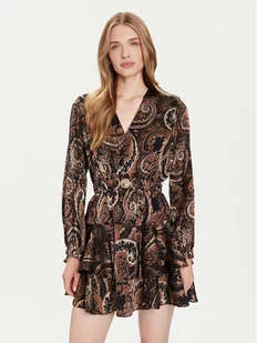 Guess Sukienka codzienna W5BK53 W2770 Brązowy Regular Fit - Sukienki - miniaturka - grafika 1