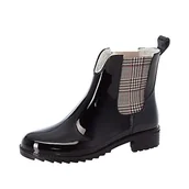 Kozaki damskie - Rieker Damskie kozaki Chelsea P8280-05, czarny, 36 EU - miniaturka - grafika 1