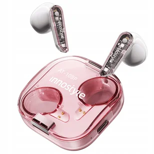 Innostyle ClearSonics Różowy - Słuchawki - miniaturka - grafika 1