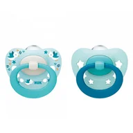 Smoczki uspokajające - Nuk NUK Smoczek uspokajający 0-6msc 5O40N1 5O40N1 SAM  One size - miniaturka - grafika 1