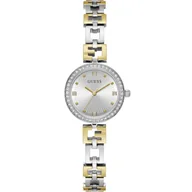Zegarki damskie - Elegancki srebrno-zloty zegarek damski Guess Lady G z bransoletką GW0656L1 - miniaturka - grafika 1