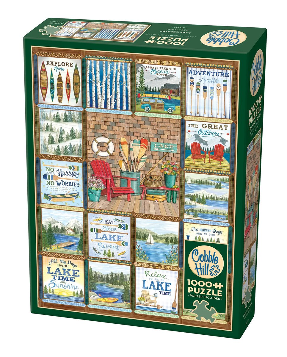 Cobble Hill, Puzzle, Kraina Wielkich Jezior, 1000 el.