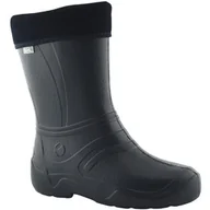 Buty dla dziewczynek - Piankowe kalosze dziecięce ocieplane Befado 162Q103 Granatowy - miniaturka - grafika 1