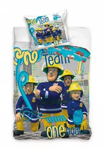 Pościel 160x200 Strażak Sam Fireman bawełniana - Pościel dla dzieci - miniaturka - grafika 1