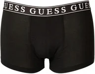 Majtki męskie - GUESS CZARNE BOKSERKI MĘSKIE Z BAWEŁNY Z LOGO NA PASIE M GNA - miniaturka - grafika 1