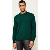 Swetry męskie - Calvin Klein Wełniany sweter | Regular Fit - miniaturka - grafika 1