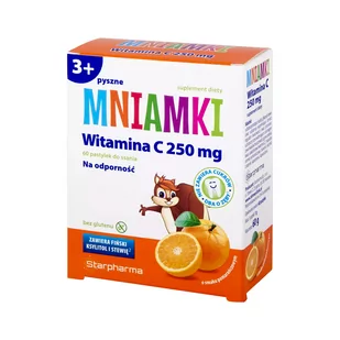 Starpharma Mniamki Witamina C 250 mg x 60 pastylek do ssania - Witaminy i minerały - miniaturka - grafika 1