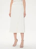 Spódnice - Rinascimento Spódnica midi CFC0118252003 Biały Regular Fit - miniaturka - grafika 1