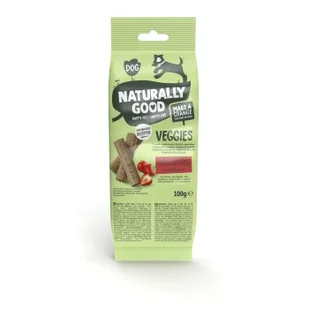 Naturally Good Veggies Batony owocowe 4 szt. 100 g Truskawki - Przysmaki dla psów - miniaturka - grafika 1