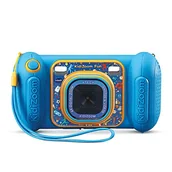 Aparaty Cyfrowe - VTech - KidiZoom Fun Blue, Aparat cyfrowy dla dzieci 9 w 1, zdjęcia i filmy, kolorowy ekran, filtry, ramki i śmieszne efekty, prezent dla dzieci od 3 lat do 10 lat - Zawartość w języku francuskim - miniaturka - grafika 1