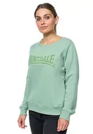 Bluzy damskie - Lonsdale Damska bluza z okrągłym dekoltem BALLYHIP, Zielony/Musztarda, XXL, 117502 - miniaturka - grafika 1