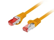 Patchcordy - Patchcord lanberg s/ftp kat.6 1,5m lszh cu fluke passed pomarańczowy - miniaturka - grafika 1