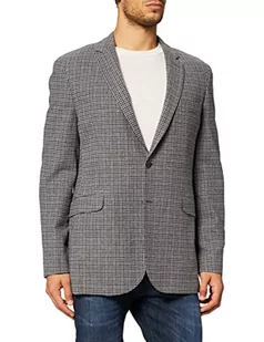 Hackett London Męska kurtka Wl Grey/Blue Gunclub, 9BFGREY/NAVY, 44 - Kurtki męskie - miniaturka - grafika 1