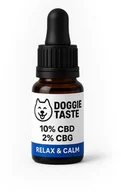 Suplementy i witaminy dla psów - Doggie Taste Olejek CBD 10% + CBG 2% dla dużych psów 10 ml - miniaturka - grafika 1