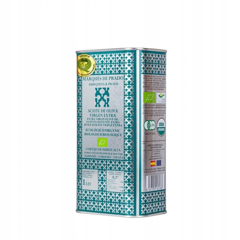 Hiszpańska Oliwa z oliwek extra virgin z Andaluzji 1L Marques De Prado