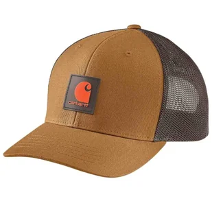Czapka z daszkiem Carhartt Twill Mesh-Back BRN brązowy - Czapki i chusty sportowe męskie - miniaturka - grafika 1