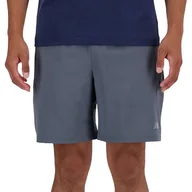 Spodnie sportowe męskie - Spodenki New Balance MS41232GT - szare - miniaturka - grafika 1