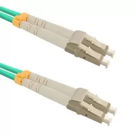 Patchcordy - Qoltec Optic Patchcord LC/UPC LC/UPC MM 50/125 OM3 2m 54076 - miniaturka - grafika 1