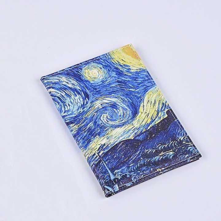 Etui na paszport - Van Gogh - Gwieździsta noc