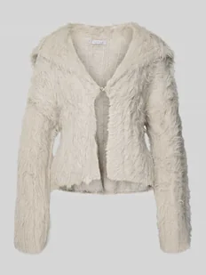 Kurtka z dzianiny z efektownej przędzy model 'LARA FUZ RIB CARDIGAN’ - Swetry damskie - miniaturka - grafika 1