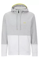 Bluzy męskie - BOSS Bluza męska, Light/Pastel Grey57, L - miniaturka - grafika 1