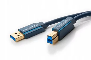 Clicktronic Kabel USB 3.0 70093 [1x Złącze męskie USB 3.0 A 1x Złącze męskie USB 3.0 B] 3 m niebieski - Kable USB - miniaturka - grafika 3