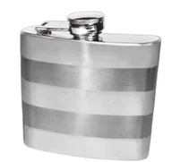 Piersiówki - Piersiówka Ze Stali Nierdzewnej 6 Oz W Paski - miniaturka - grafika 1