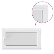 Tablice i flipcharty - vidaXL Okno piwniczne RISOR 110x60cm uchylno-rozwierne DIN prawe białe - miniaturka - grafika 1