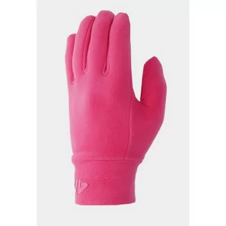 Rękawiczki - Rękawiczki 4F Jr 4FJAW22AGLOU011 (kolor Różowy, rozmiar L/XL) - grafika 1