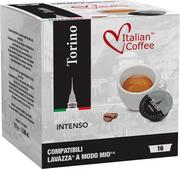 Kawa w kapsułkach i saszetkach - Italian Coffee Torino Intenso 16 kapsułek do Lavazza A Modo Mio - miniaturka - grafika 1