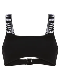 Calvin Klein Damska góra od bikini Kobiety czarny jednolity, S - Stroje kąpielowe - miniaturka - grafika 1