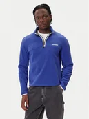 Bluzy męskie - Napapijri Polar T-Dergana NP0A88UZ Niebieski Regular Fit - miniaturka - grafika 1