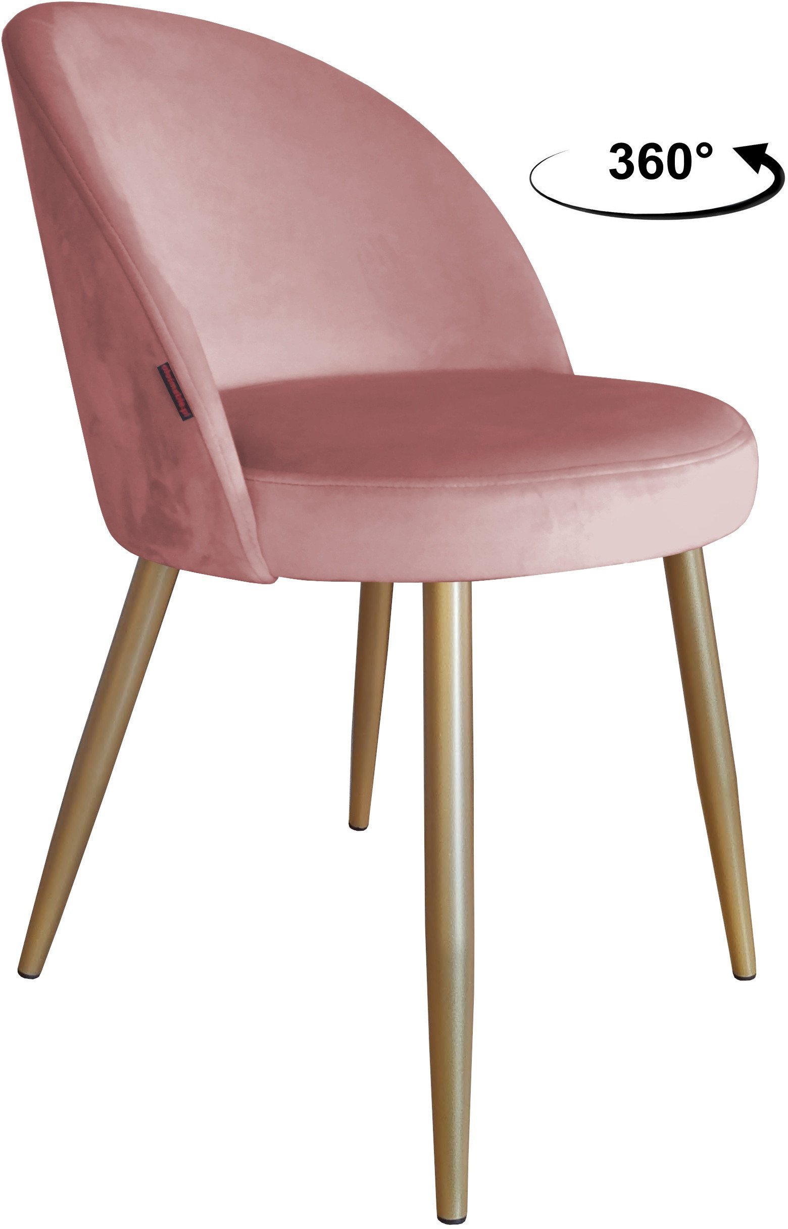 Krzesło obrotowe Trix podstawa złota MG58