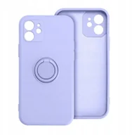 Etui i futerały do telefonów - Futerał SILICONE RING do XIAOMI Redmi Note 14 Pro 5G fioletowy - miniaturka - grafika 1