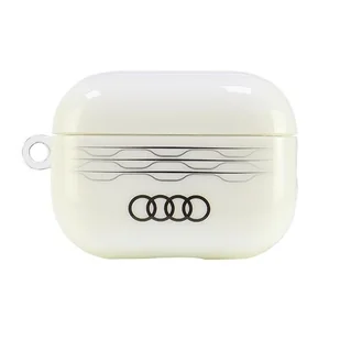 Audi IML Geometric Pattern AirPods Pro 2 cover biały/white AU-IMLAPP2-A6/D3-WE - Akcesoria do słuchawek - miniaturka - grafika 1