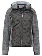 Kurtki damskie - ANAPURNA Kurtka polarowa "Tagadana" w kolorze szaro-czarnym - miniaturka - grafika 1