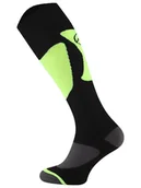Skarpetki męskie - Skarpety SKI SOCKS na narty i deskę, kolekcja Winter Comfort - Czarno-zielony 43-46 - miniaturka - grafika 1