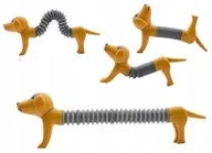 Zabawki sensoryczne - Gniotek Antystresowy Rurki Pop It Piesek - Kolorowe Fidget Toys dla Dzieci - miniaturka - grafika 1
