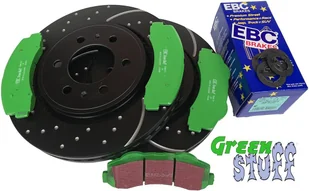 Przednie klocki GreenStuff + NAWIERCANE NACINANE tarcze hamulcowe EBC seria GD Ford F-150 2010- - Tarcze hamulcowe - miniaturka - grafika 11