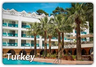 Magnesy - TURCJA - Hotel - Krajobraz - Magnes na lodówkę - miniaturka - grafika 1