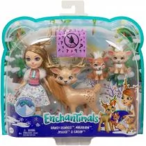 Enchantimals Rodzina Reniferów - GJX43 GNP17 - Lalki dla dziewczynek - miniaturka - grafika 1